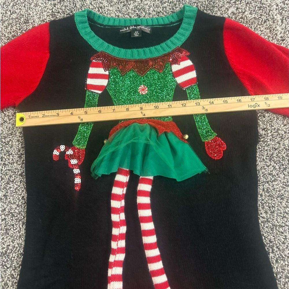 United States Sweaters Ugly Multi-Color Festive Christmas Sweater Women’s XS/S - Picture 6 of 7